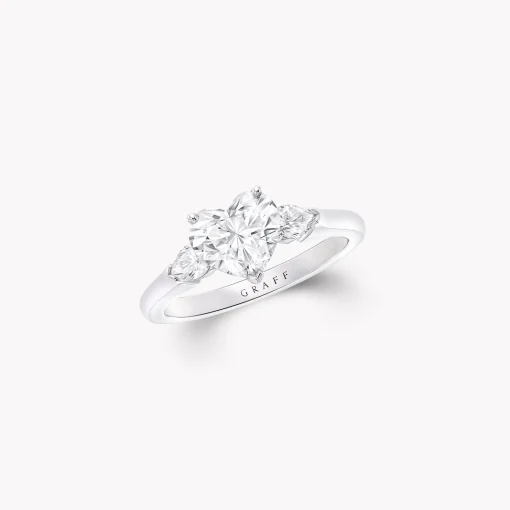 Graff Promise Heart Shape Diamond Engagement Ring^ Heart|Promise