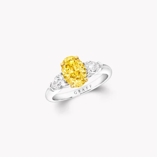 Graff Promise Oval Yellow Diamond Engagement Ring^ Oval|Promise