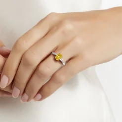 Graff Promise Oval Yellow Diamond Engagement Ring^ Oval|Promise