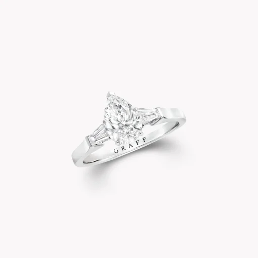 Graff Promise Pear Shape Diamond Engagement Ring^ Pear|Promise