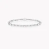 Graff Round and Emerald Cut Diamond Bracelet^ White Diamond|Classic Graff