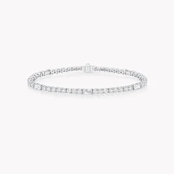 Graff Round and Emerald Cut Diamond Bracelet^ White Diamond|Classic Graff