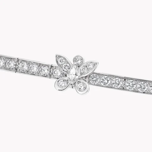 Graff Round and Marquise Diamond Pavé Butterfly Necklace^ White Diamond|Butterfly