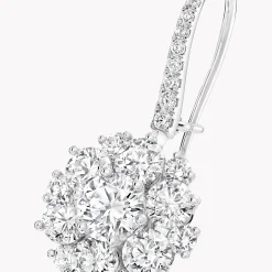 Graff Round Diamond Cluster Earrings^ White Diamond|Classic Graff