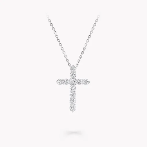 Graff Round Diamond Cross Large Pendant^ Classic Graff|Men's Jewelry