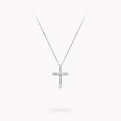 Graff Round Diamond Cross Mini Pendant^ Classic Graff|Men's Jewelry