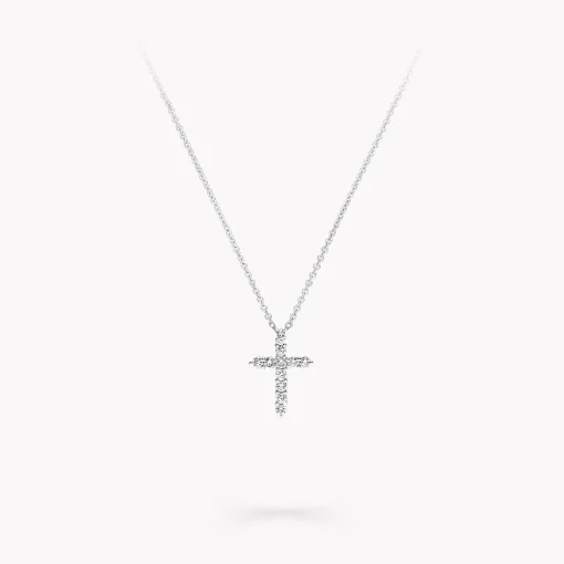 Graff Round Diamond Cross Petite Pendant^ Men's Jewelry|Necklaces & Pendants