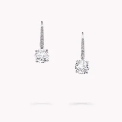 Graff Round Diamond Earrings^ Bridal Jewelry|White Diamond