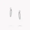 Graff Round Diamond Hoop Earrings^ White Diamond|Classic Graff