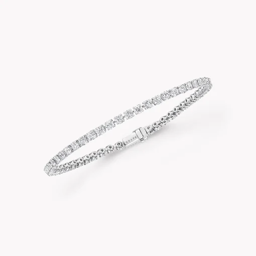 Graff Round Diamond Slim Bracelet^ Bridal Jewelry|White Gold