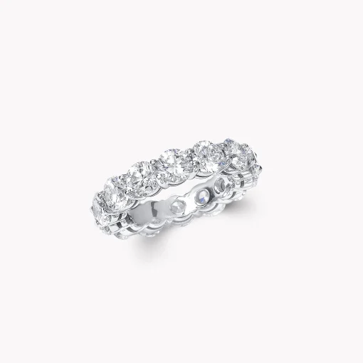 Graff Shared Claw Round Diamond Wedding Band^ Eternity Rings|For Her