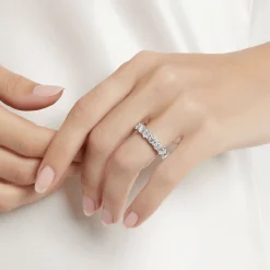 Graff Shared Claw Round Diamond Wedding Band^ Eternity Rings|For Her