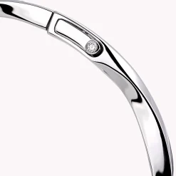 Graff Spiral Bangle^ White Gold|Spiral