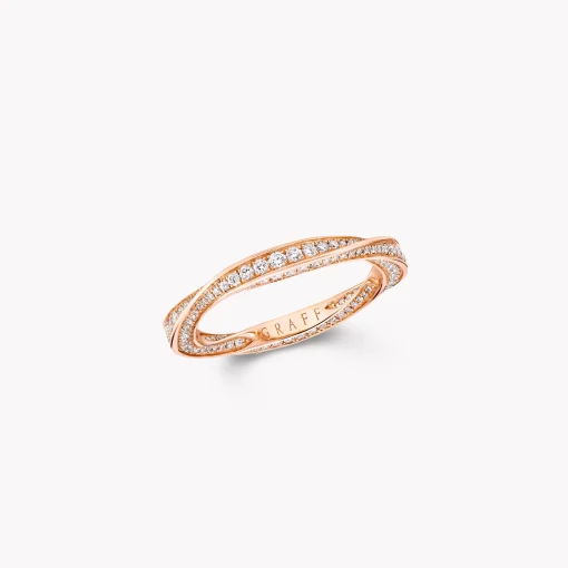 Graff Spiral Pavé Diamond Band^ Couples’ Rings