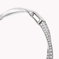 Graff Spiral Pavé Diamond Bangle^ Bridal Jewelry|White Gold