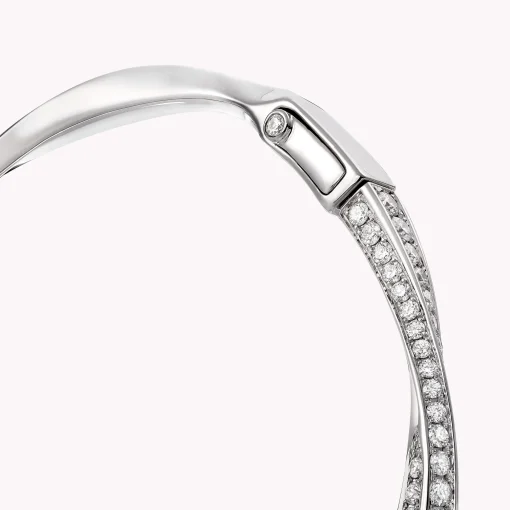 Graff Spiral Pavé Diamond Bangle^ Bridal Jewelry|White Gold