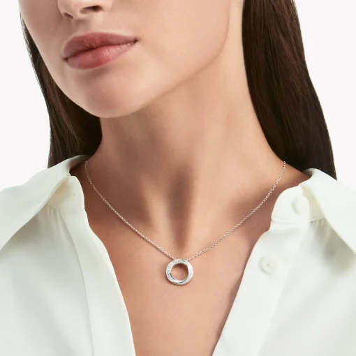 Graff Spiral Pavé Diamond Pendant^ Bridal Jewelry|White Gold