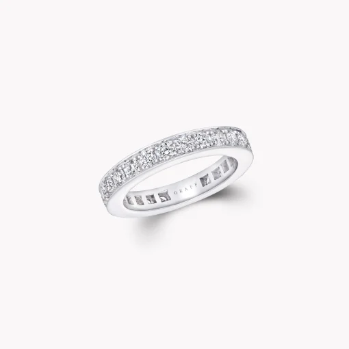 Graff Thread Set Diamond Wedding Band^ Eternity Rings|For Her