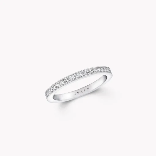 Graff Thread Set Diamond Wedding Band^ Eternity Rings|For Her