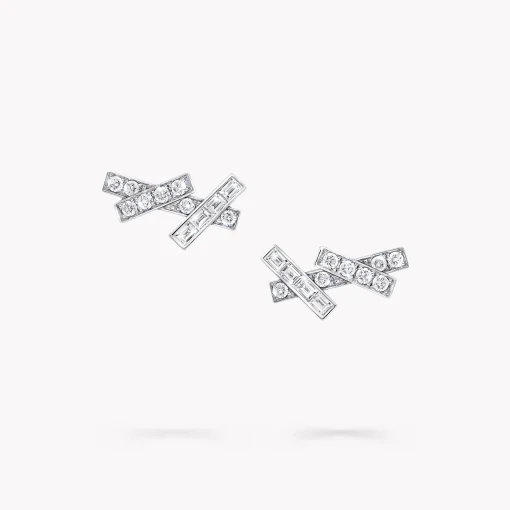 Graff Threads Diamond Mini Earrings^ White Gold|Threads