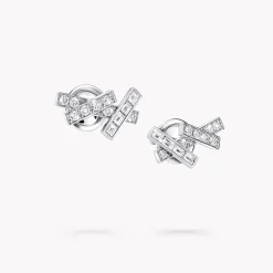 Graff Threads Diamond Mini Earrings^ White Gold|Threads