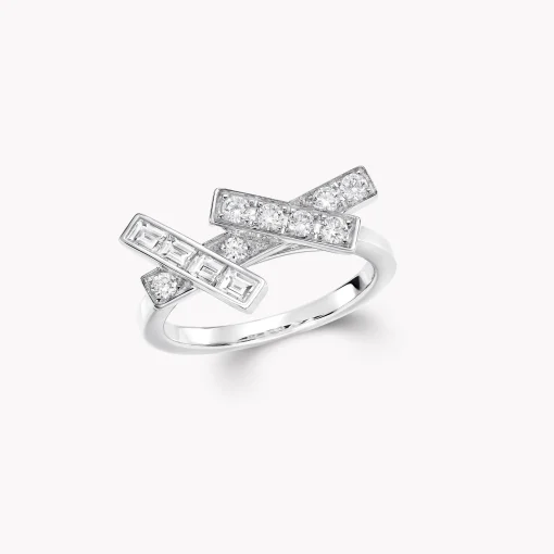 Graff Threads Diamond Mini Ring^ White Gold|Threads