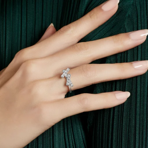Graff Threads Diamond Mini Ring^ White Gold|Threads