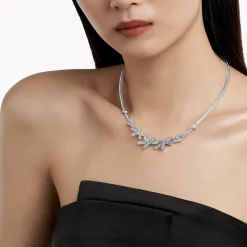Graff Threads Diamond Necklace^ Bridal Jewelry|White Diamond