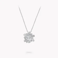 Graff Threads Emerald Cut Diamond Pendant^ Threads|Necklaces & Pendants