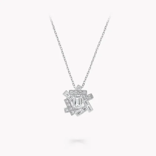 Graff Threads Emerald Cut Diamond Pendant^ Threads|Necklaces & Pendants