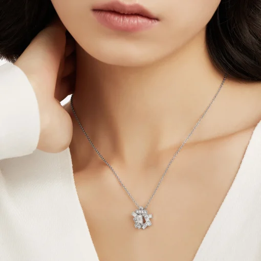 Graff Threads Emerald Cut Diamond Pendant^ Threads|Necklaces & Pendants