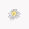 Graff Threads Yellow and White Diamond Ring^ Yellow Diamond|Threads