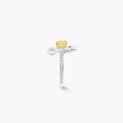 Graff Threads Yellow and White Diamond Ring^ Yellow Diamond|Threads