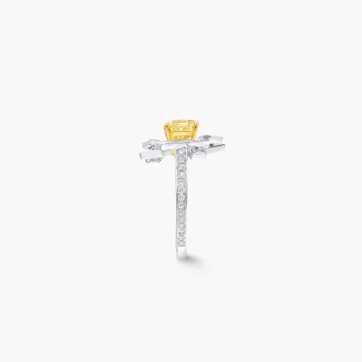Graff Threads Yellow and White Diamond Ring^ Yellow Diamond|Threads