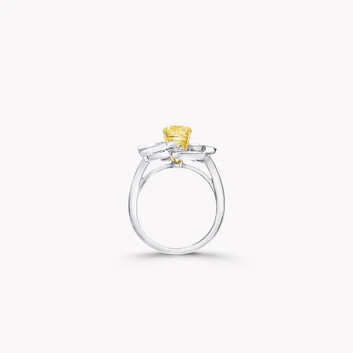 Graff Threads Yellow and White Diamond Ring^ Yellow Diamond|Threads