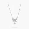 Graff Tilda's Bow Baguette Cut Diamond Drop Pendant^ White Diamond|Tilda's Bow