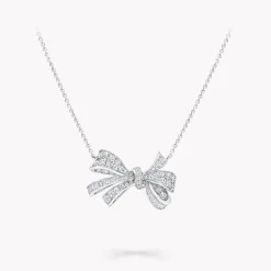 Graff Tilda’s Bow Classic Diamond Pendant^ White Gold|White Diamond