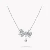 Graff Tilda's Bow Classic Diamond Drop Pendant^ Bridal Jewelry|White Diamond