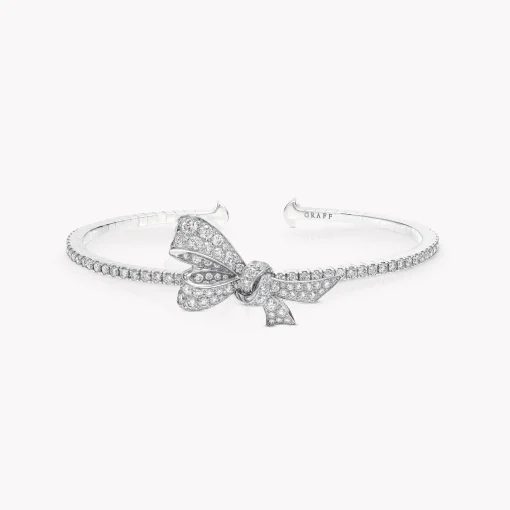 Graff Tilda’s Bow Diamond Bangle^ White Gold|Tilda's Bow