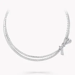 Graff Tilda’s Bow Diamond Necklace^ White Diamond|Bridal Jewelry