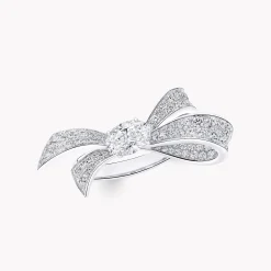 Graff Tilda's Bow Diamond Ring^ White Gold|White Diamond