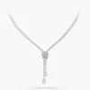 Graff Tilda’s Bow Double Pavé Diamond Drop Necklace^ Bridal Jewelry|White Diamond