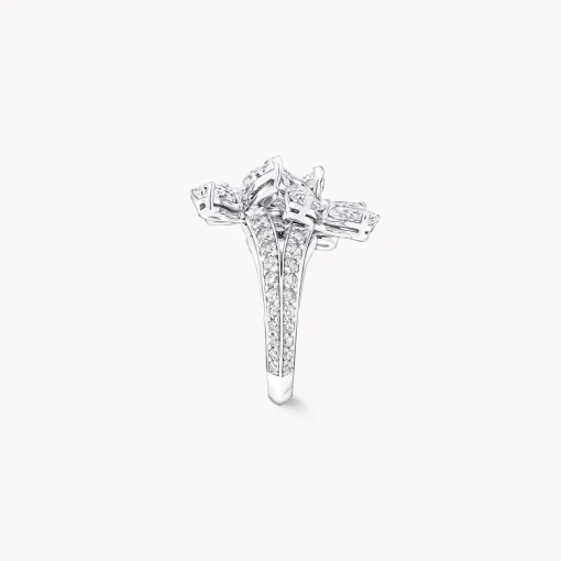 Graff Triple Classic Butterfly Diamond Ring^ White Diamond|Butterfly