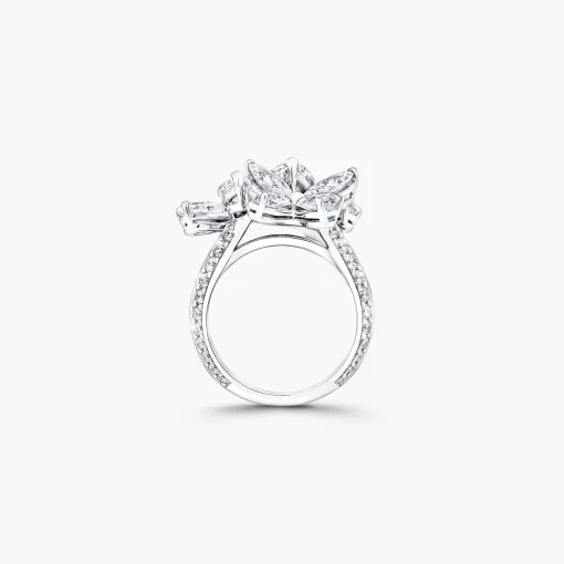 Graff Triple Classic Butterfly Diamond Ring^ White Diamond|Butterfly