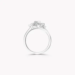 Graff Triple Pavé Butterfly Diamond Mini Ring^ Butterfly|Rings