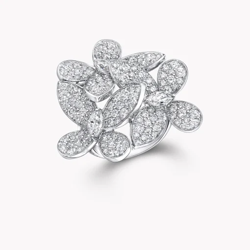 Graff Triple Pavé Butterfly Diamond Ring^ Butterfly|Rings