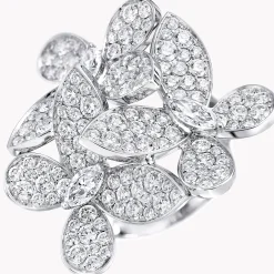 Graff Triple Pavé Butterfly Diamond Ring^ Butterfly|Rings
