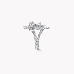 Graff Triple Pavé Butterfly Diamond Small Ring^ Butterfly|Rings