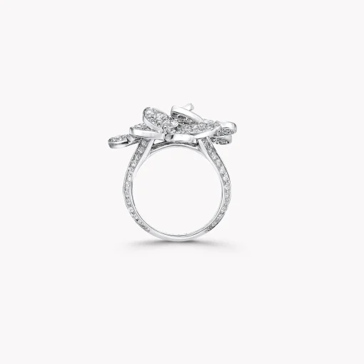 Graff Triple Pavé Butterfly Diamond Small Ring^ Butterfly|Rings