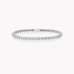 Graff Triple Row Diamond Bracelet^ Bridal Jewelry|White Diamond